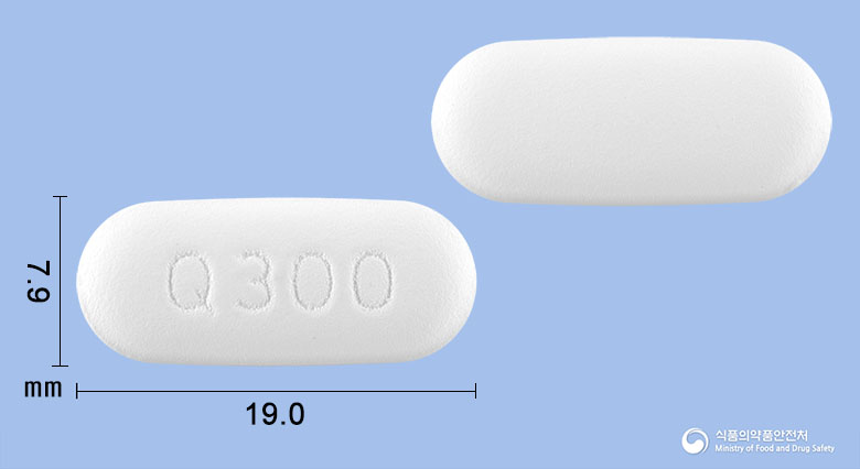 쿠에타핀정 300mg