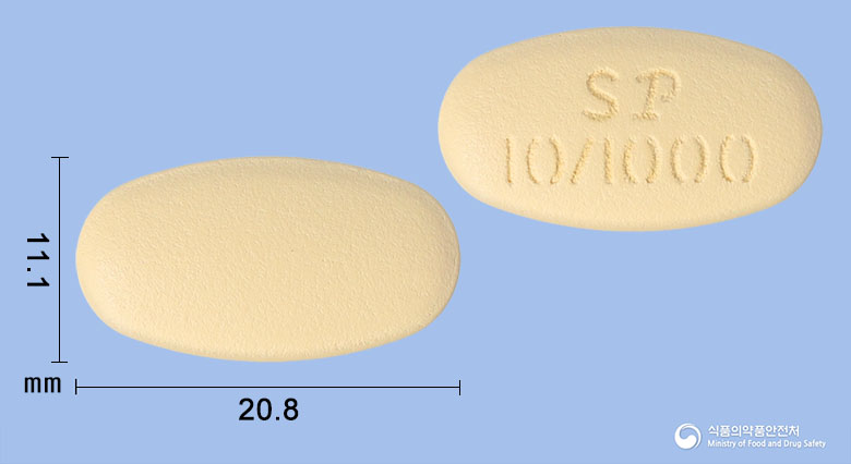 다파루틴듀오서방정 10/1000mg