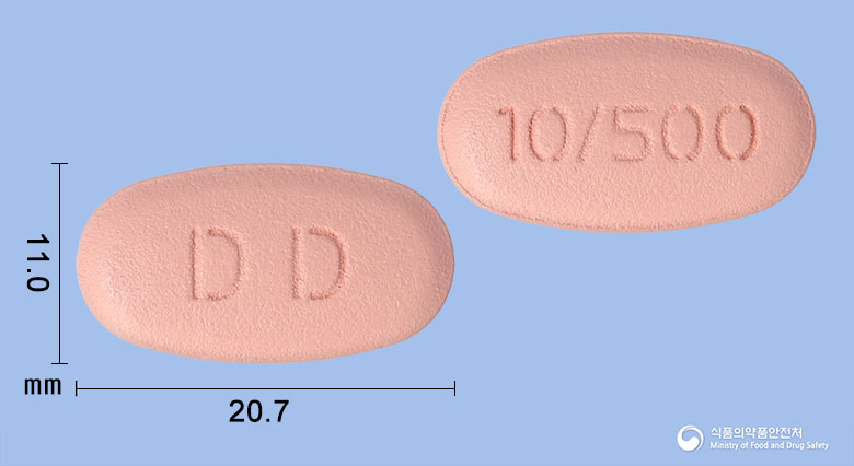 다플디엠메트서방정 10/500mg