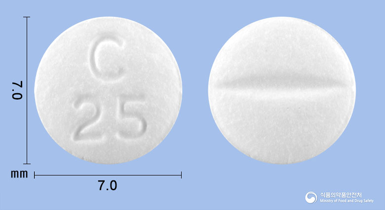 카디론정 25mg