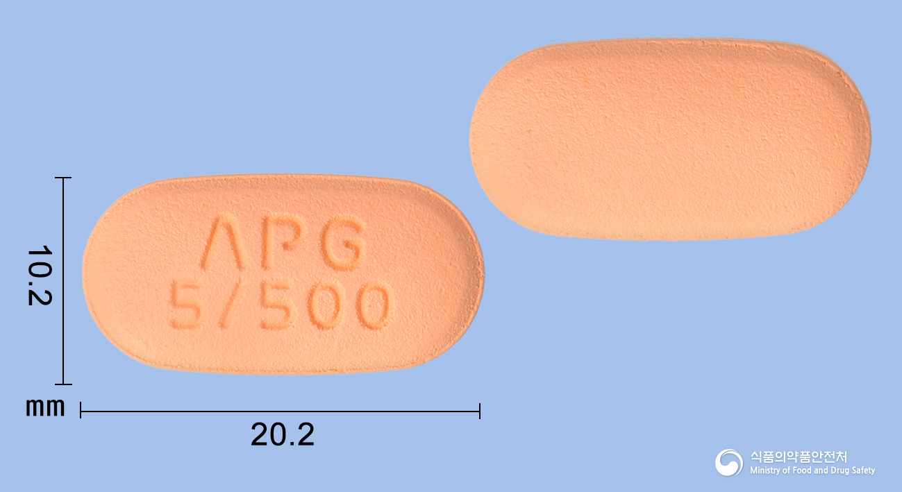 다파엠듀오서방정 5/500mg
